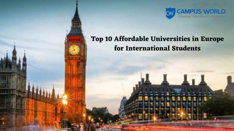 Affordable Universities in Europe for International Students